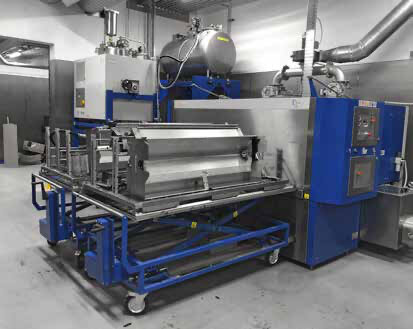 Serie XTR vasche lavaggio a spruzzo con tubi oscillanti certificazione ATEX zona 1